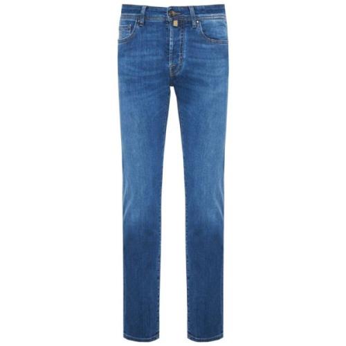 Jacob Cohën Bard Bomullsblandning Jeans Blue, Herr