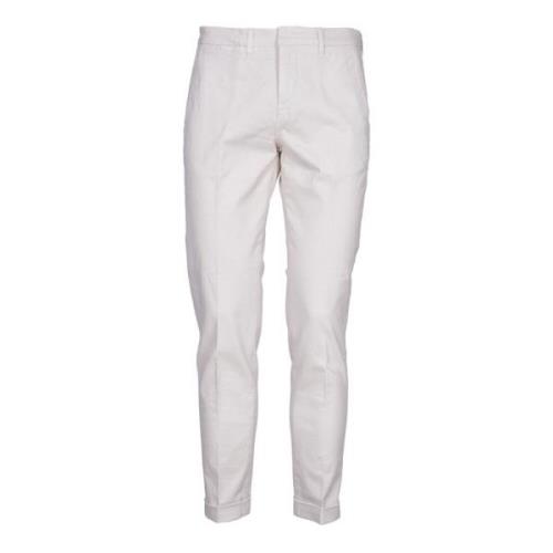 Fay Kräm Capri Byxor med Fickor White, Herr