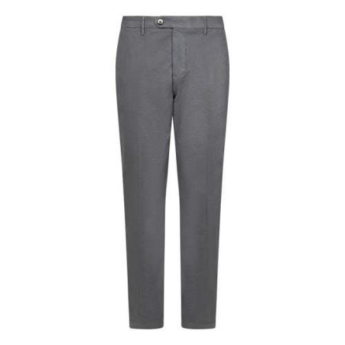 Michael Coal Slim Fit Grå Byxor med Strykficka Gray, Herr