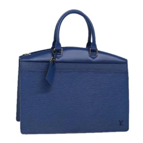 Louis Vuitton Vintage Pre-owned Laeder handvskor Blue, Dam