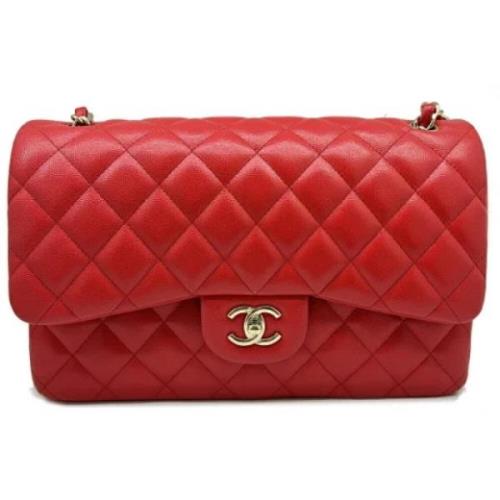 Chanel Vintage Pre-owned Laeder chanel-vskor Red, Dam