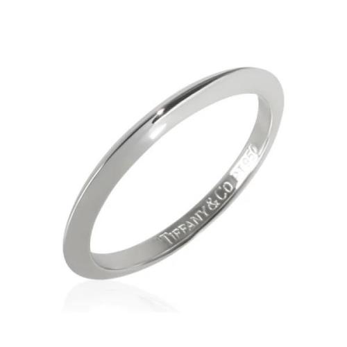 Tiffany & Co. Pre-owned Pre-owned Platina ringar Gray, Dam