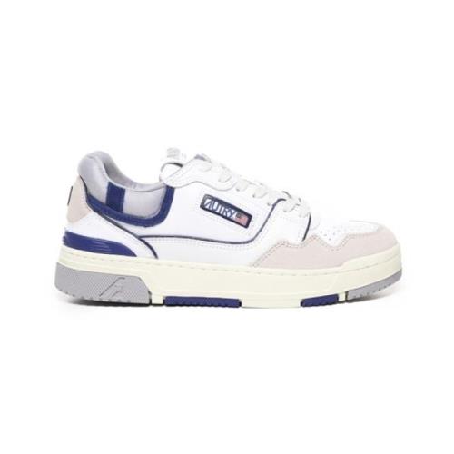 Autry Retro vita sneakers med grå och blå detaljer White, Herr