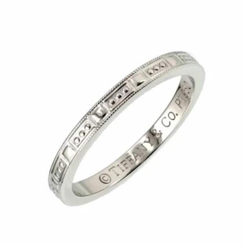 Tiffany & Co. Pre-owned Pre-owned Platina ringar Gray, Dam