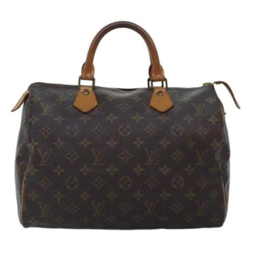 Louis Vuitton Vintage Pre-owned Canvas handvskor Brown, Dam