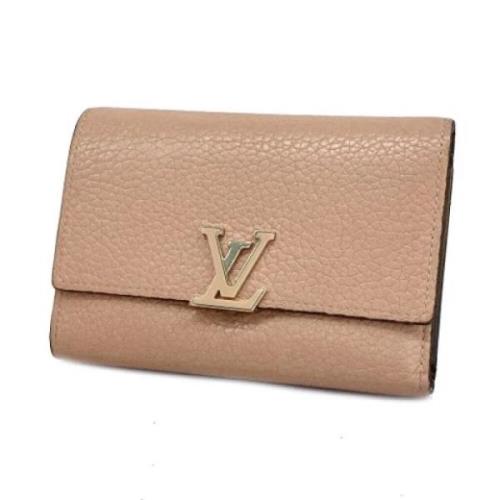 Louis Vuitton Vintage Pre-owned Tyg plnbcker Beige, Dam