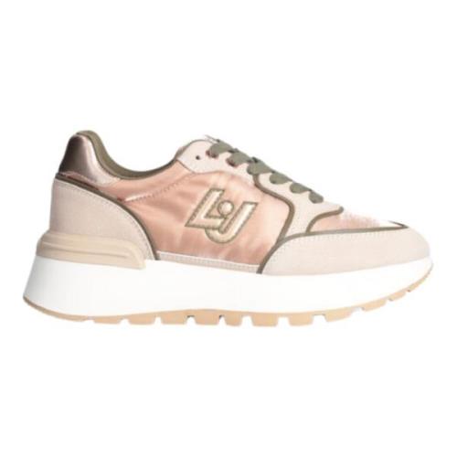 Liu Jo Rosa Platta Skor Sneakers Pink, Dam