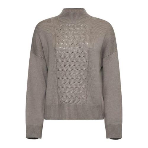 Kaos Stiliga Sweaters Kollektion Beige, Dam