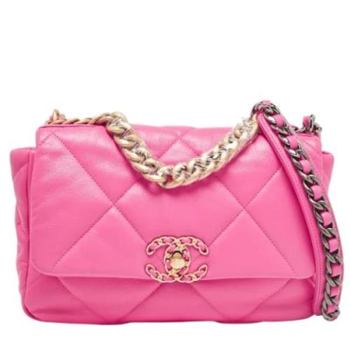 Chanel Vintage Pre-owned Laeder chanel-vskor Pink, Dam