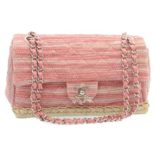 Chanel Vintage Pre-owned Canvas chanel-vskor Pink, Dam