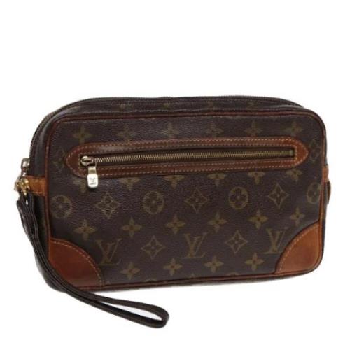 Louis Vuitton Vintage Pre-owned Canvas kuvertvskor Brown, Dam