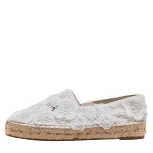 Chanel Vintage Pre-owned Canvas espadriller White, Dam