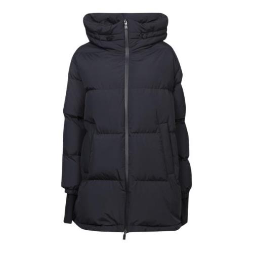 Herno Svart Dunjacka Urban Vinterstil Black, Dam