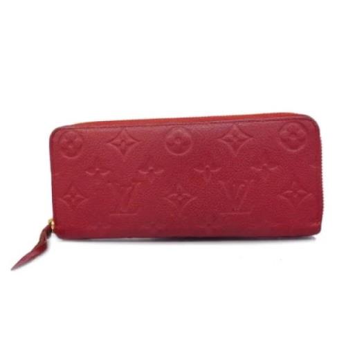 Louis Vuitton Vintage Pre-owned Tyg plnbcker Red, Dam