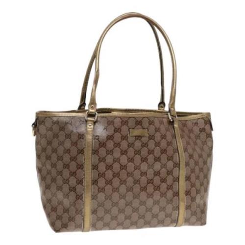 Gucci Vintage Pre-owned Canvas totevskor Brown, Dam