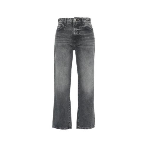 Icon Denim Grå Jeans Aw24 för kvinnor Gray, Dam