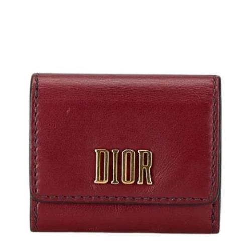 Dior Vintage Pre-owned Laeder plnbcker Red, Dam