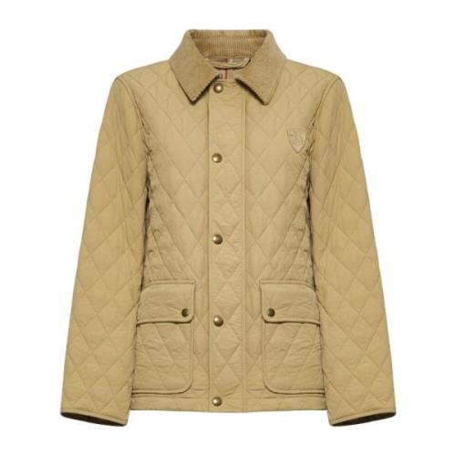 Burberry Stiliga Kappor Kollektion Beige, Dam