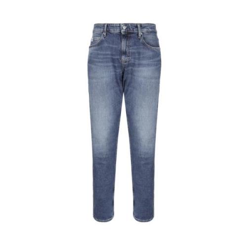 Calvin Klein Jeans med 98% bomull 2% elastan Blue, Herr