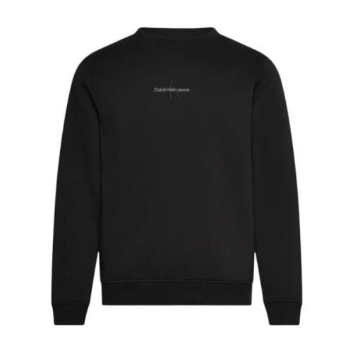 Calvin Klein Stilig Sweatshirt för Män Black, Herr