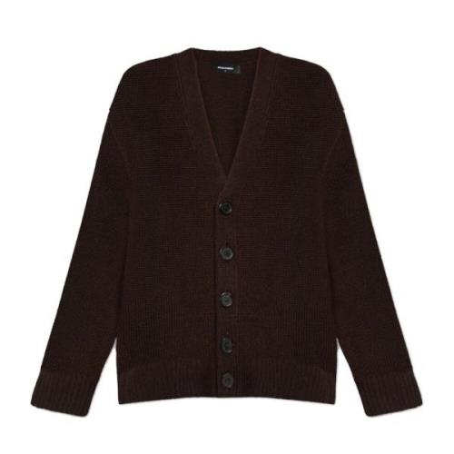 Dsquared2 Ull Cardigan Brown, Dam