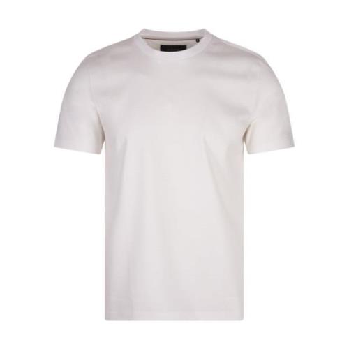 Hugo Boss Vit T-shirt med merceriserad finish White, Herr