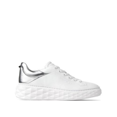 Jimmy Choo Diamond Max Sneakers i Vit White, Dam