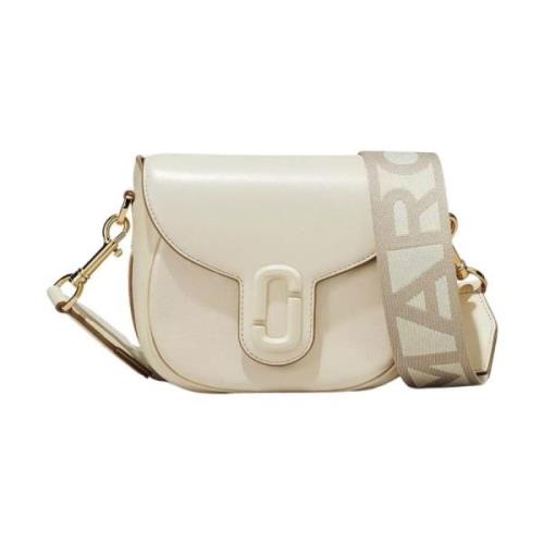 Marc Jacobs Liten Saddle Väska - Vit White, Dam