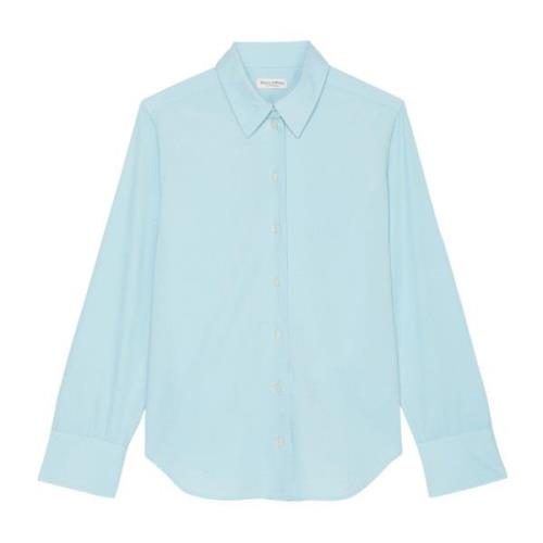 Marc O'Polo Vanlig fin corduroyblus Blue, Dam