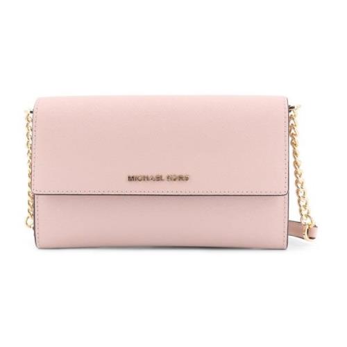 Michael Kors Rosa Axelväska med Dubbla Fack Pink, Dam