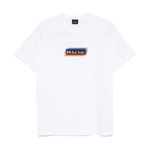 Paul Smith Vita Bomull T-shirts och Polos White, Herr