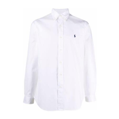 Ralph Lauren Vita skjortor för män Aw24 White, Herr