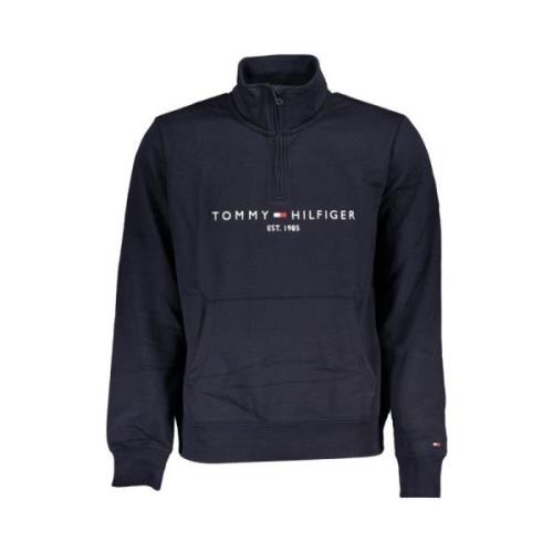 Tommy Hilfiger Elegant Långärmad Fritids-Sweatshirt Blue, Herr