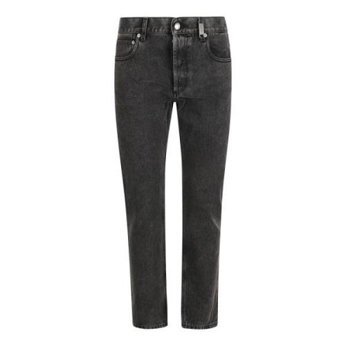 Alexander McQueen Stiliga Jean Byxor Gray, Herr