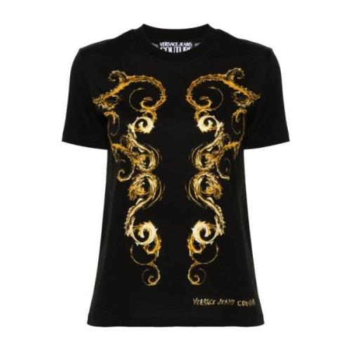 Versace Jeans Couture Svarta T-shirts och Polos Black, Dam