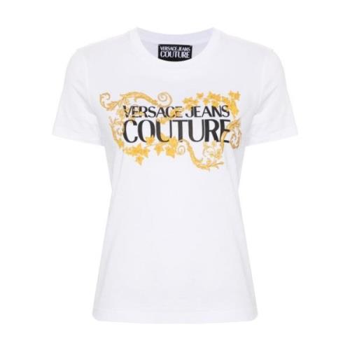 Versace Jeans Couture Vita T-shirts & Polos för kvinnor White, Dam