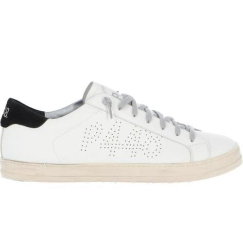 P448 Vita Läder Jack Sneakers White, Herr