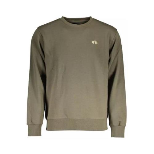 La Martina Elegant Sweatshirt med Kontrastdetaljer Green, Herr