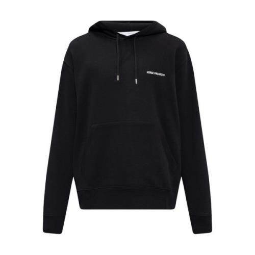 Norse Projects ‘Arne’ hoodie Black, Herr