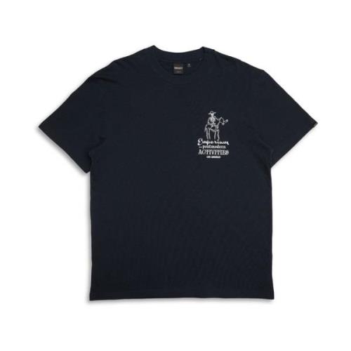 Deus Ex Machina LA Address Tee med iögonfallande tryck Black, Herr