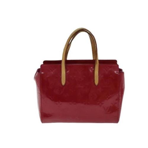 Louis Vuitton Vintage Pre-owned Laeder handvskor Red, Dam