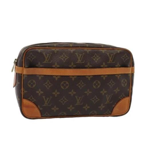 Louis Vuitton Vintage Pre-owned Canvas kuvertvskor Brown, Dam