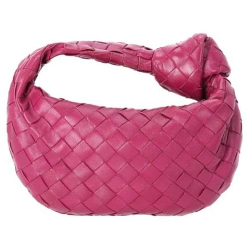 Bottega Veneta Vintage Pre-owned Laeder axelremsvskor Pink, Dam