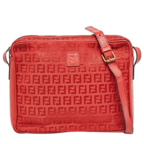 Fendi Vintage Pre-owned Laeder fendi-vskor Red, Dam