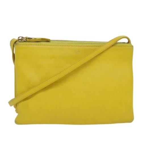 Celine Vintage Pre-owned Laeder celine-vskor Yellow, Dam