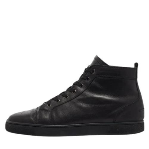 Christian Louboutin Pre-owned Pre-owned Laeder sneakers Black, Herr