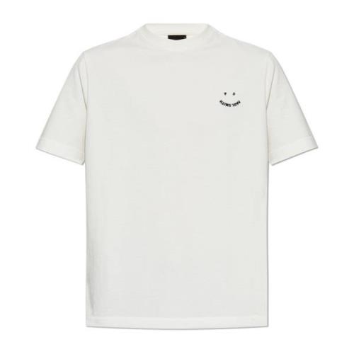 PS By Paul Smith T-shirt med broderad logotyp White, Herr