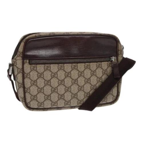 Gucci Vintage Pre-owned Laeder gucci-vskor Beige, Dam