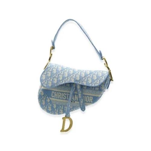 Dior Vintage Pre-owned Tyg dior-vskor Blue, Dam