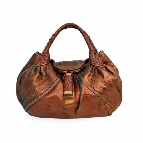 Fendi Vintage Pre-owned Tyg fendi-vskor Brown, Dam